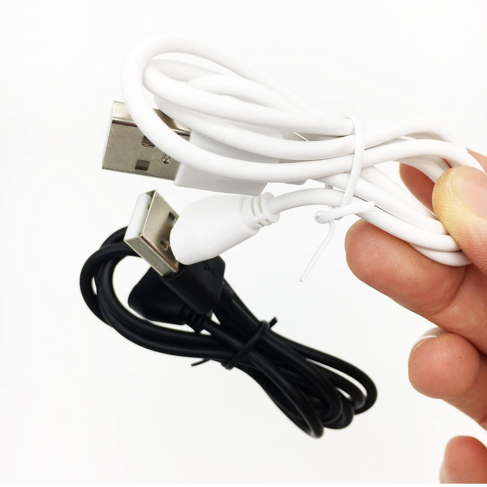 PDEEY Max 2 Lovense Charger - Magnetic USB Charging Cable for Womanizer Personal Massager (6mm Wideth,2-Pack)