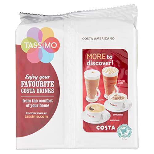 Tassimo Tassimo Costa Americano Coffee Pods x16 (Pack of 5, Total 80 Drinks)