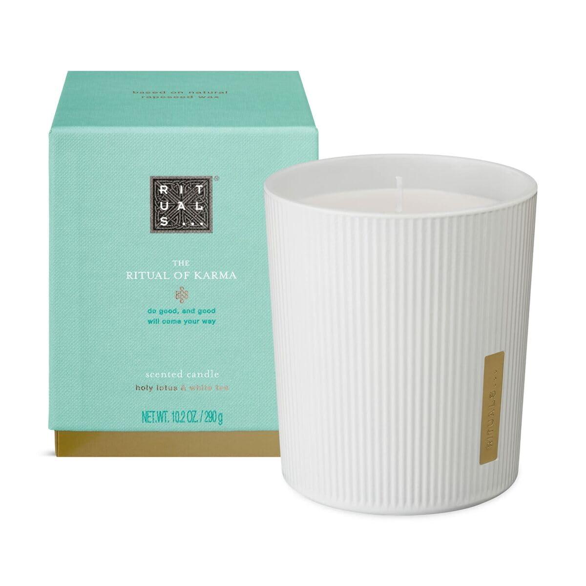 RITUALS RITUALS The Ritual of Karma Scented Candle - with Summer Holy Lotus and White Tea - Soothing and Soothing