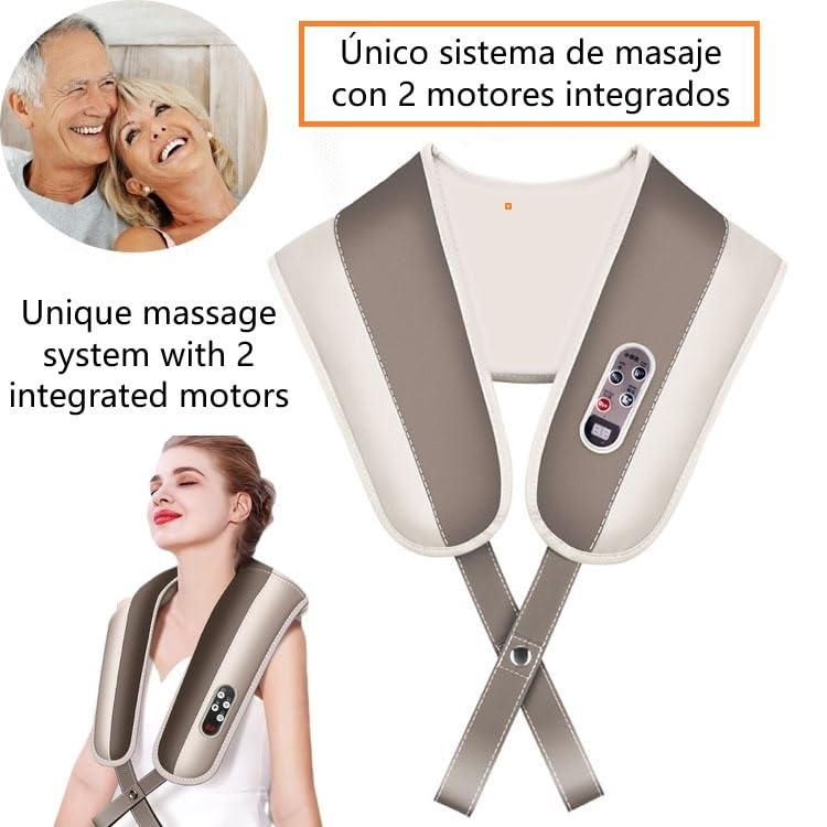 Genrico Genrico Cervical and Back Massager - Neck, Back and Shoulder Massager Leg Massager and Other Body Parts - Tapping Massager - Shiatsu - Pain Relief