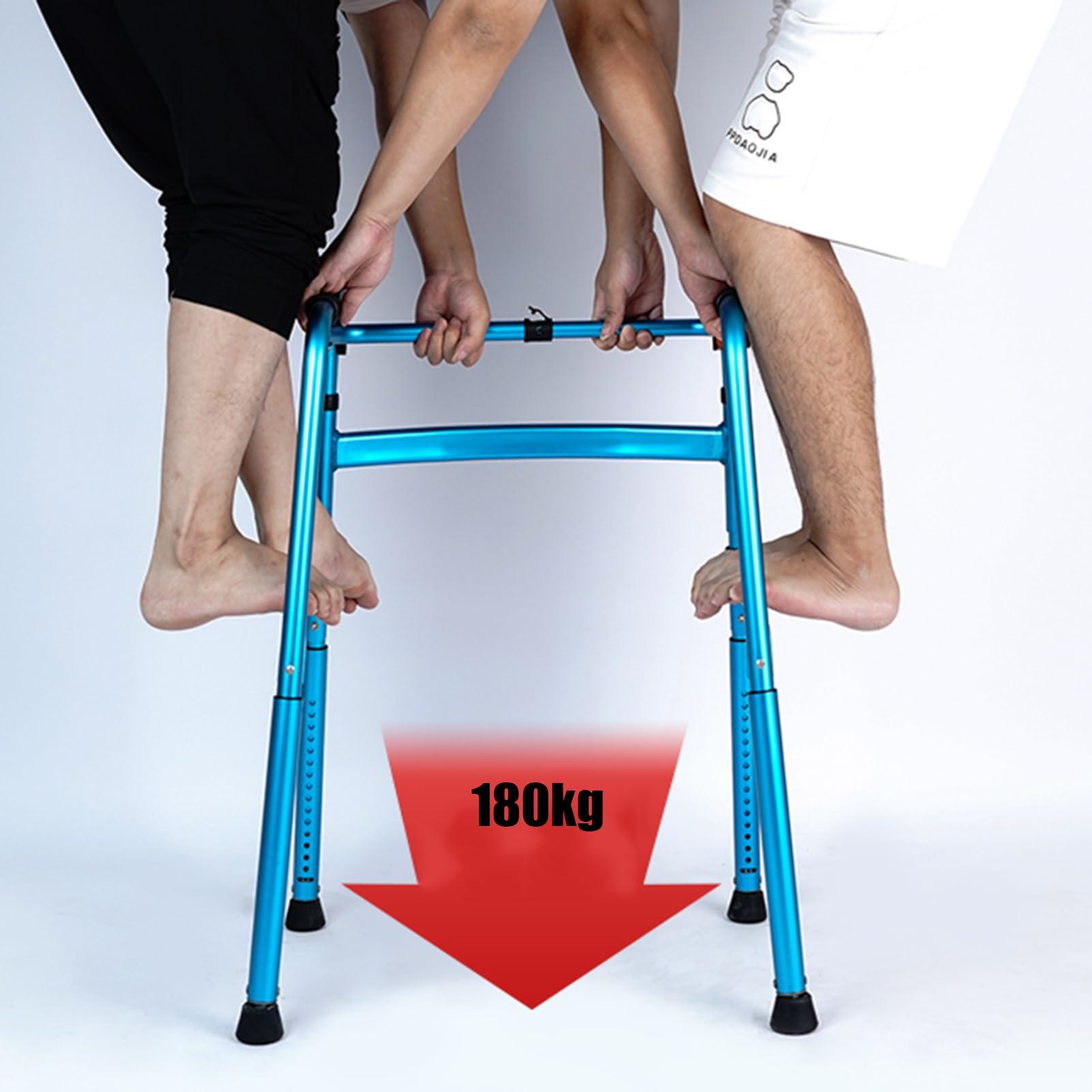 Joyfitness Joyfitness Climbing Stairs Standard Walker,Adult Walker, Climbing Stairs Aluminium Folding Walking Frame, Walking Mobility Aid for Elderly