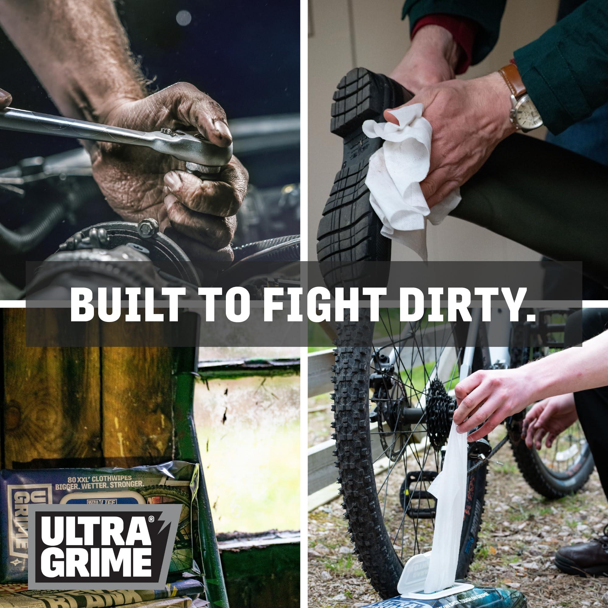 UltraGrime UltraGrime XXL Wipes - Heavy Duty 80 Thick Multi Purpose Wipes for DIY & Paint Removal