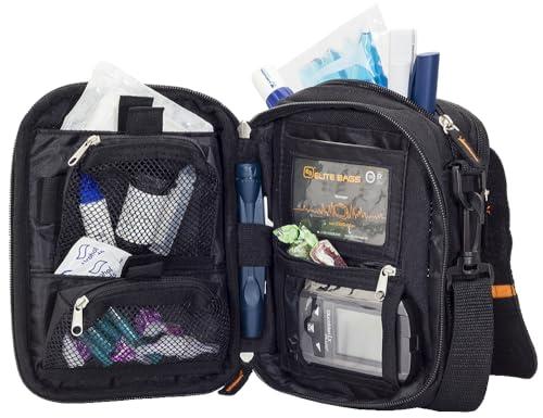 ELITE BAGS FITS Diabetes Travel Bag Isothermal Pouch Black
