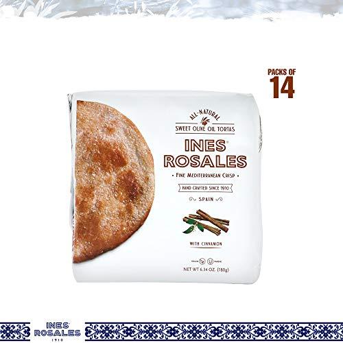 Ines Rosales Ines Rosales Sweet Olive Oil Tortas with Cinnamon, Spanish Snacks, 14 x 120g