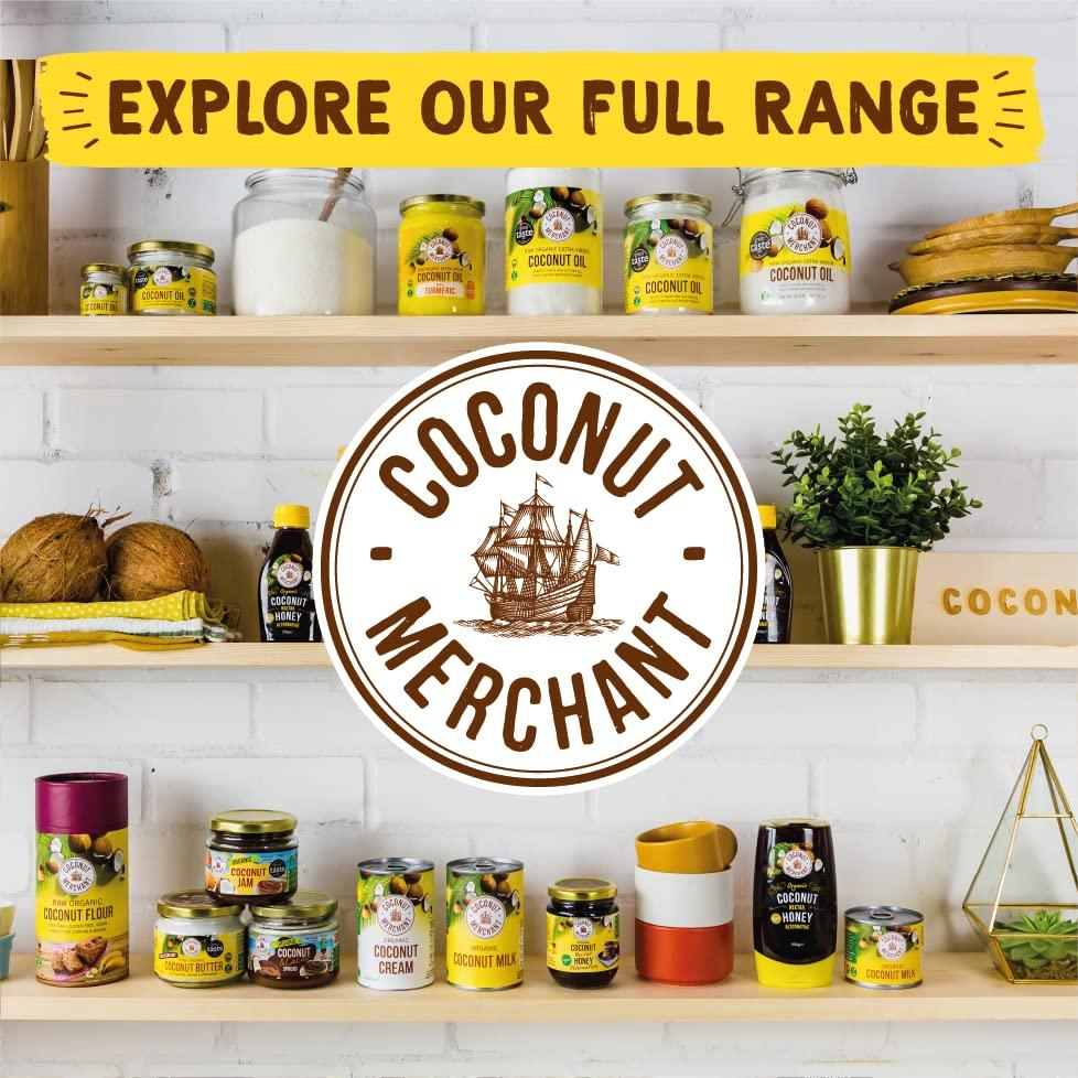 Coconut Merchant Coconut Cream Organic 400ml Pack of 6 |Dairy and Gluten Free| Ethically Sourced