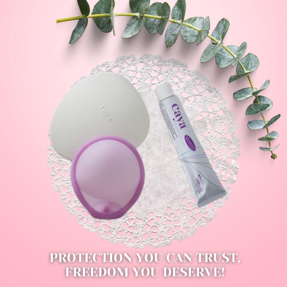 Linenvale CAYA Contoured Diaphragm & 60g Tube of CAYA Diaphragm Gel