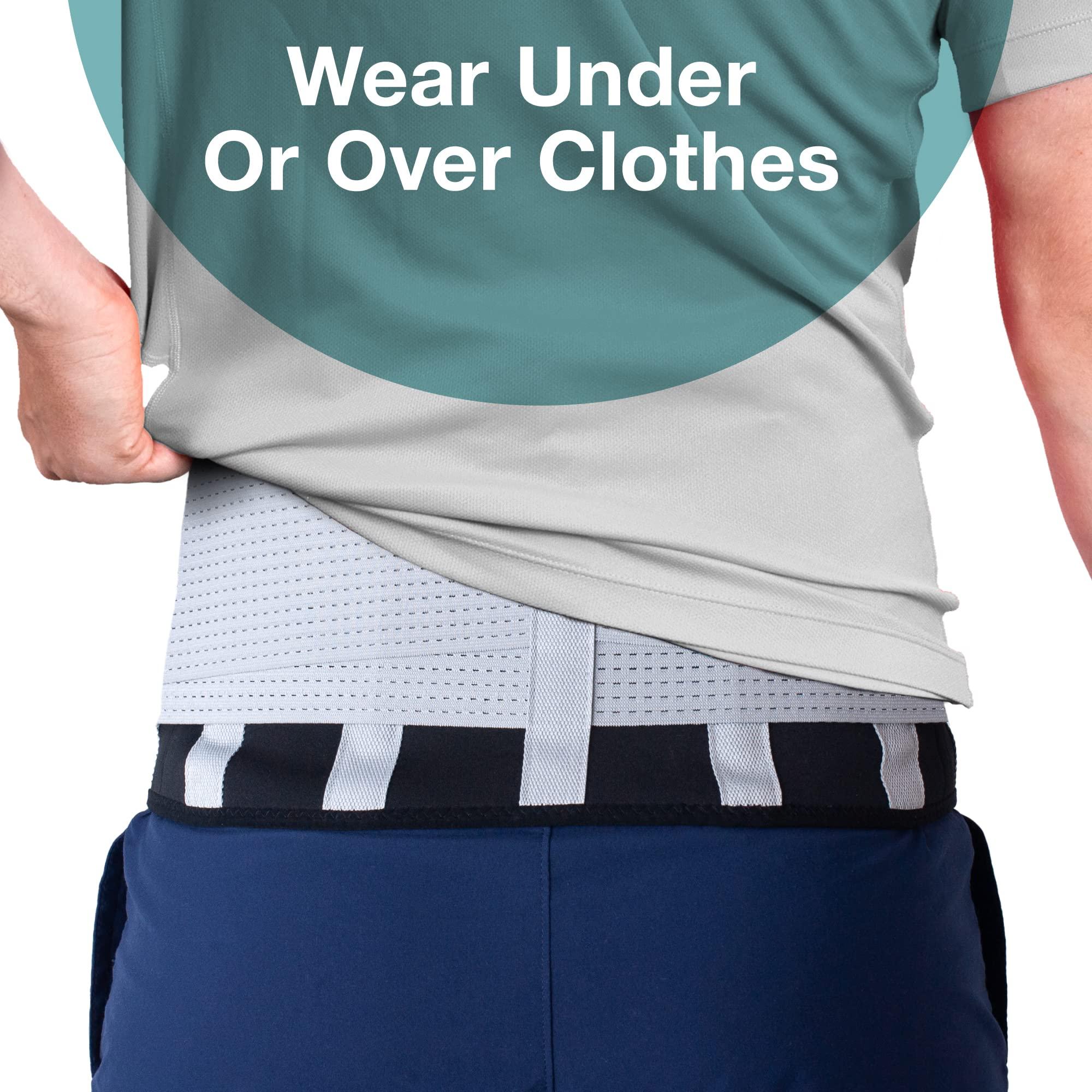 The Restored The Restored Back Brace, Back Support Belt, Back Pain Belt, Back Braces for Lower Back Pain, Lower Back Support for Women and Men, Lumbar Supports, Sciatica Back Support, Lower Back Pain Relief (L)