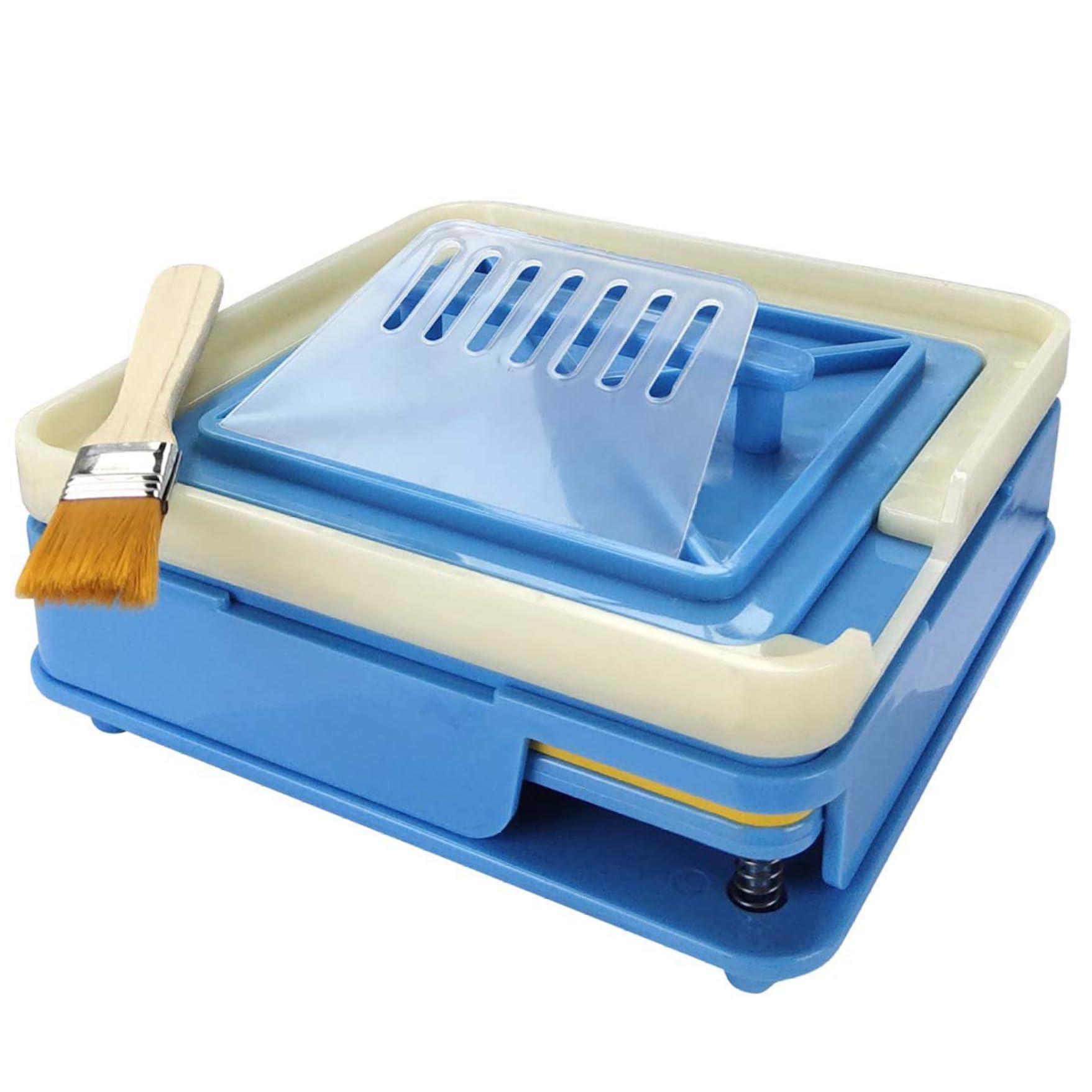 Dorccsi Capsule Filling Machine Capsule Filling Kit Empty Pill Capsules 100 Holes Manual Capsule Filling Tray with Spreader Empty Capsule Filler for Hospital Clinic Laboratory and Home Use