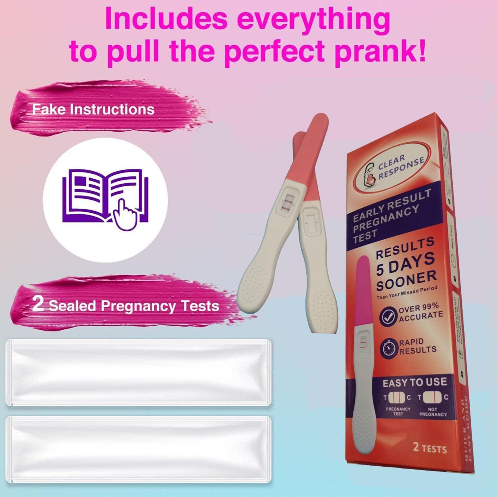 FreshCart Basics Pregnancy Test Prank Positive Prank Test Positive Gag Test False Pregnancy Joke Test Positive Joke Positive Start Joke Fake Test Positive Early False Pregnancy Pregnancy Test Fake Gag Pregnancy Test
