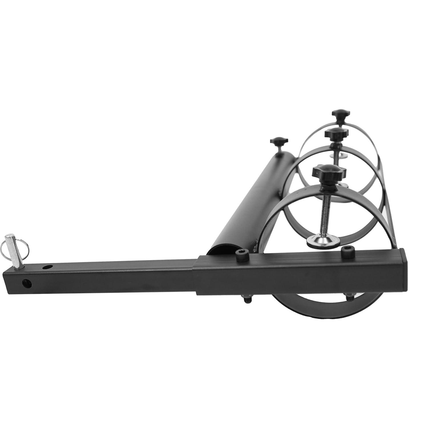 BERPET BERPET Oxygen Tank Holder Cane Holder 2-in-1, Mobility Scooter Electric Wheelchair Accessories, Suitable for Scooters & Power Chairs Equipped with 1" X 1" Hitch Receiver, 18.9" x 6" x 17.6"