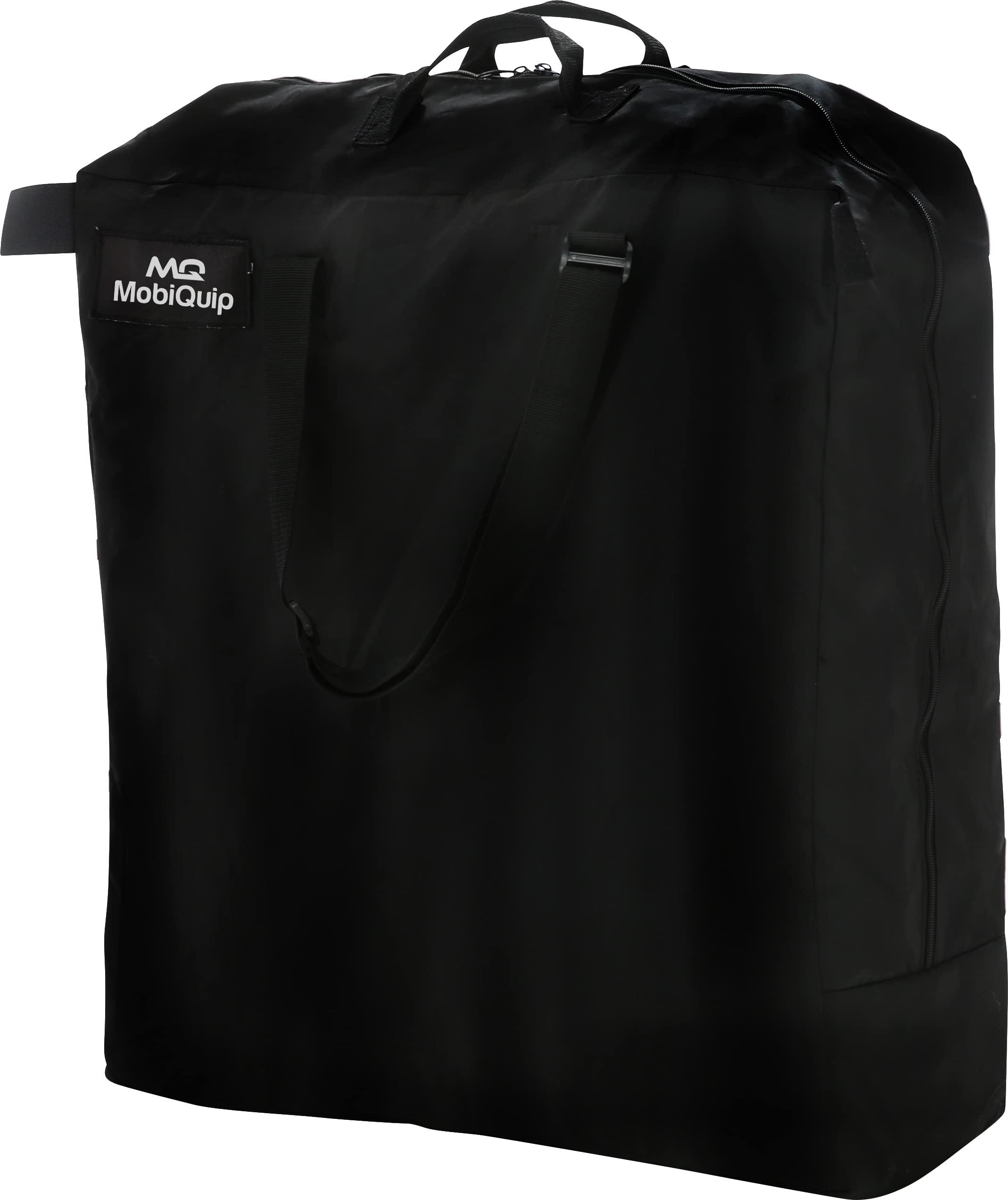 MobiQuip MobiQuip 8kg Travel Wheelchair, Ultra Lightweight, Compact, Folding Wheelchair, Attendant-Propelled, Light Aluminium Frame, Portable Transit Mobility Wheelchair with Carry Bag