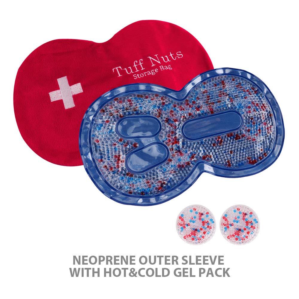 Tuff Products Co. TUFF Nuts Ice Packs for Vasectomy Testicles Injuries Recovery Frozen Peas, Male Reusable Cold Hot Pack Therapy, Urology Pain Relief Gel Beads Compress, Perfect Non Toxic Remedy Men's Treatment