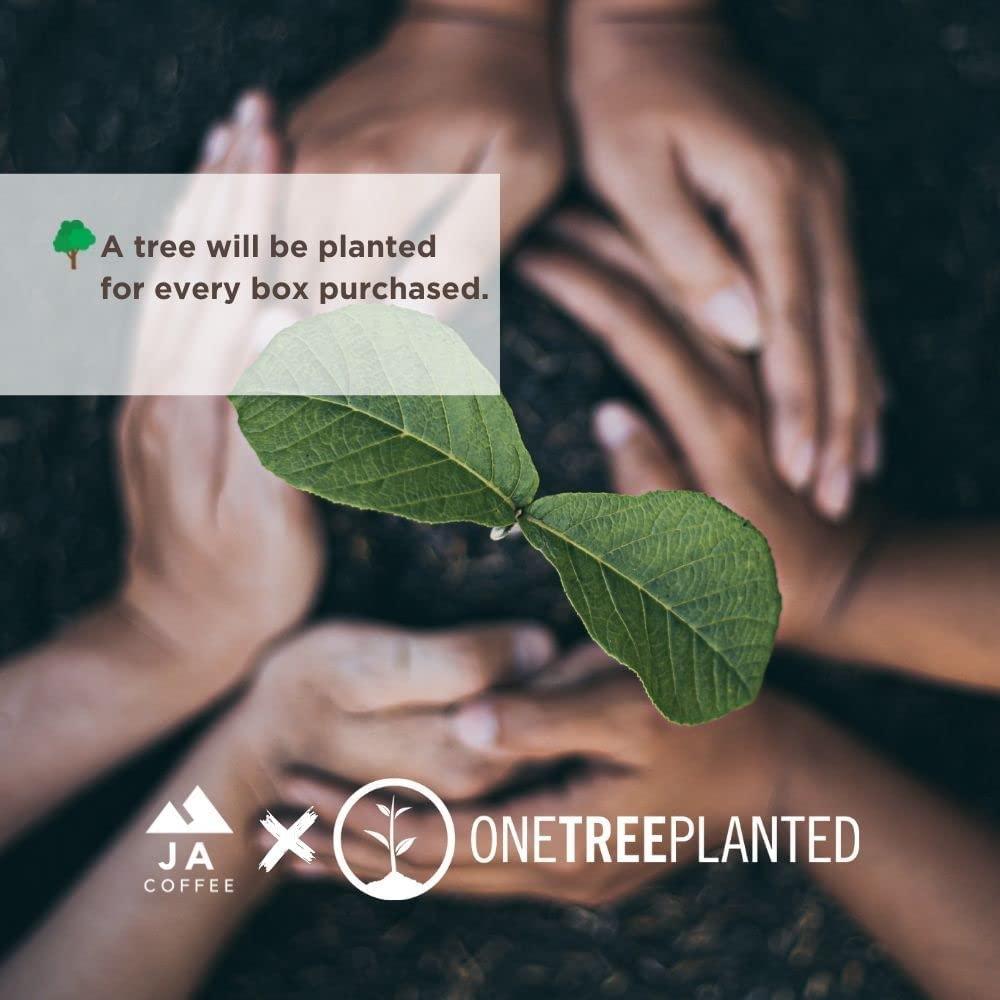 JA Coffee JA Coffee - 100% Jamaica Blue Mountain Coffee Pods for Nespresso Machines (OriginalLine) - Medium Roast - Premium Arabica - 10 Compostable Capsules