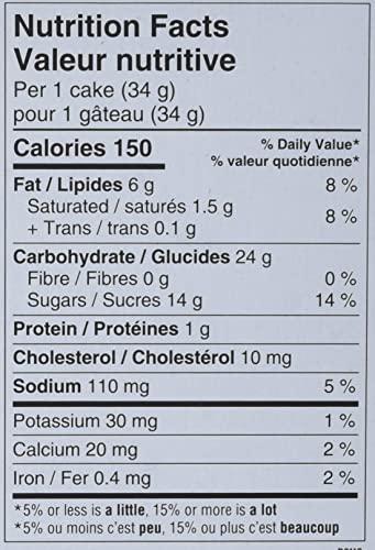 Hostess Hostess Twinkies Cakes with Creamy Filling, Cake Snacks, Contains 6 cakes (Individually Wrapped)