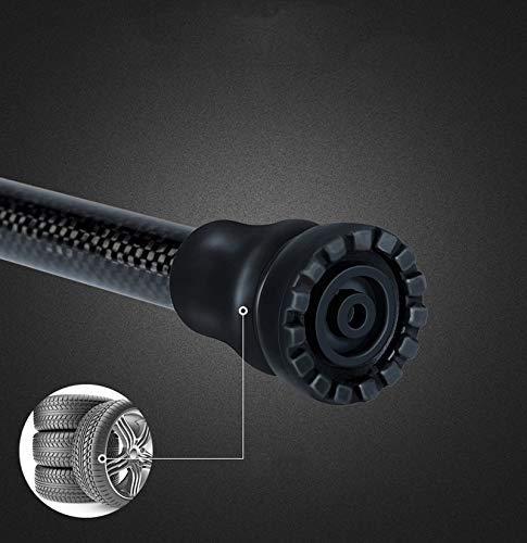 SGSG Adjustable Walking Stick, Lightweight Carbon Fiber Walking Cane With Wooden Handle,Anti - Skid Crutches For Man And Woman