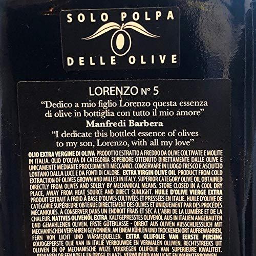 Manfredi Barbera Gift Box Extra Virgin Olive Oil \"I TRE Lorenzo\" Barbera 500 ml x 3