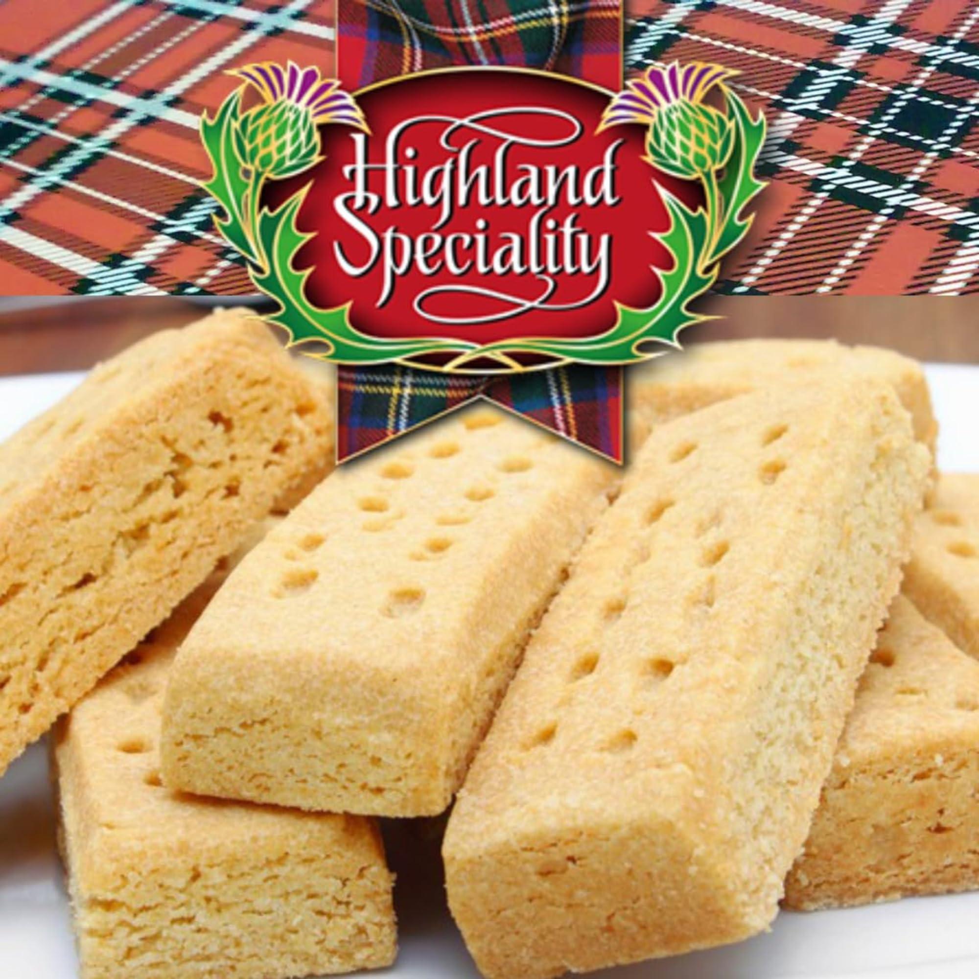 Funtasy Gifts Highland Speciality Signature Shortbread Selection 500g - Luxury Scottish Shortbread - Traditional Christmas Biscuit Gift - Product of Scotland