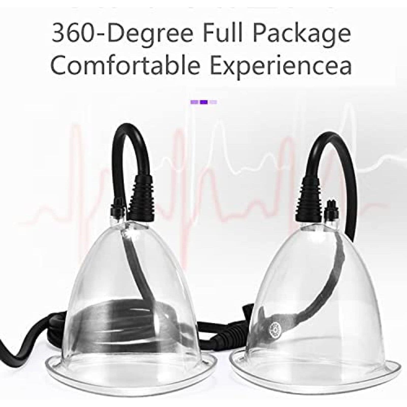 GNbow GNbow Breast Massager Cup, Electric Breast Augmentation Machine, Breast Care 360-Degree Full Package 6 Modes Adjustable, Home Breast Care Device, Chest Care Beauty Enlargement Machine
