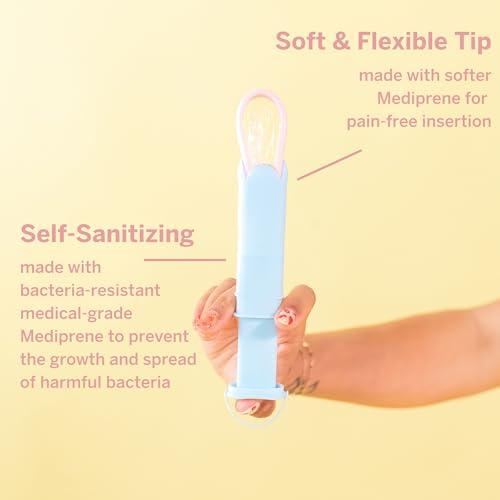 Pixie Cup Pixie Menstrual Disc Applicator - Inserts Like A Tampon - Every Woman Can Now Use Period Discs - Perfect for Long Nails - Self Sterilizer TPE Properties - Travel Case - NOT for Menstrual Cups