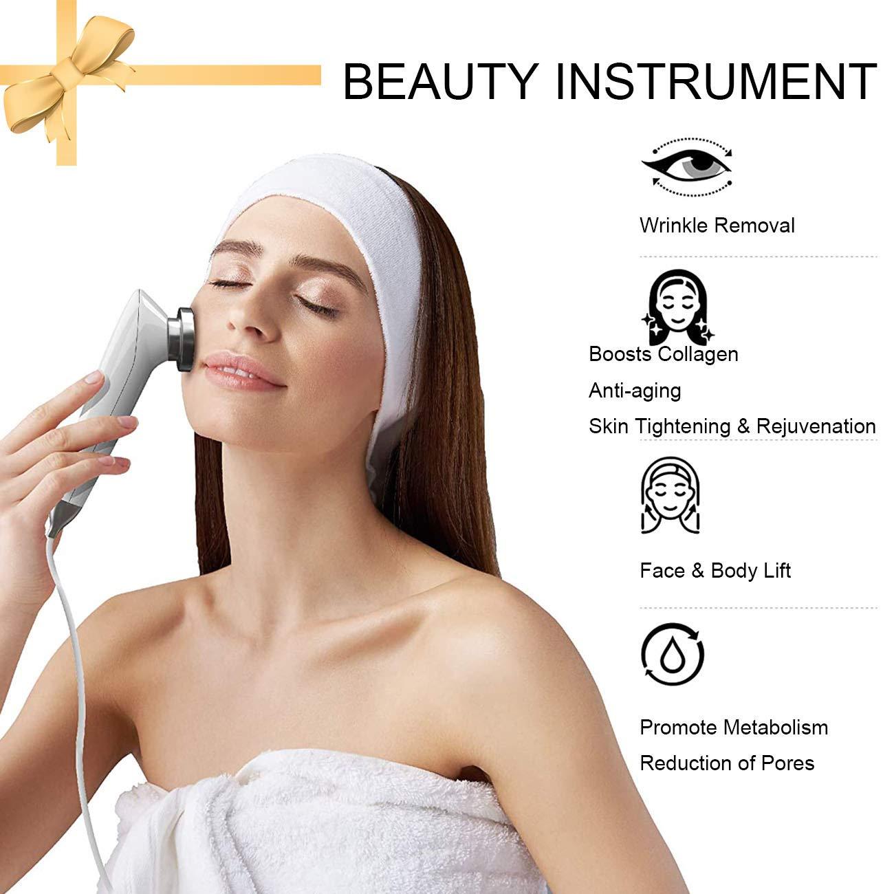 Lnobern ZhiLianZhao Portable Professional Beauty Machine, Anti Aging And Face Skin Care Instrument with 3 Levels Adjustable, Easy to Use, Safe Painless for Wrinkle Reduction & Skin Tightening