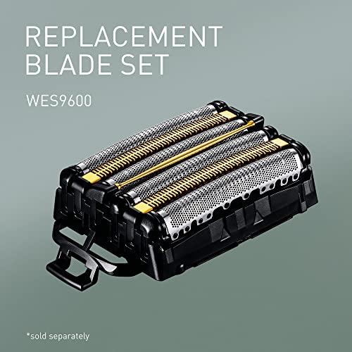 Panasonic Panasonic Series 900+ Premium Wet/Dry Razor ES-LS9A, 6-Way Shaving Head with Linear Motor, Includes Cleaning and Charging Station, Black, Matte Black