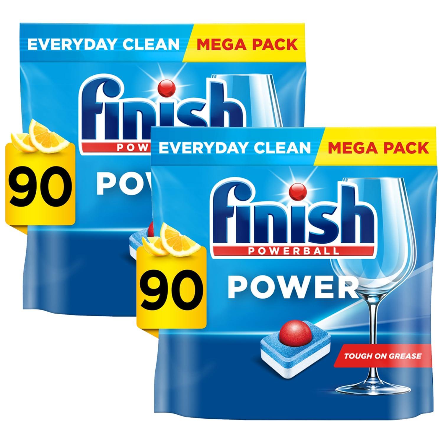 Finish Finish Powerball All in 1 Max Lemon Dishwasher Mega Value 2x90 Tablets