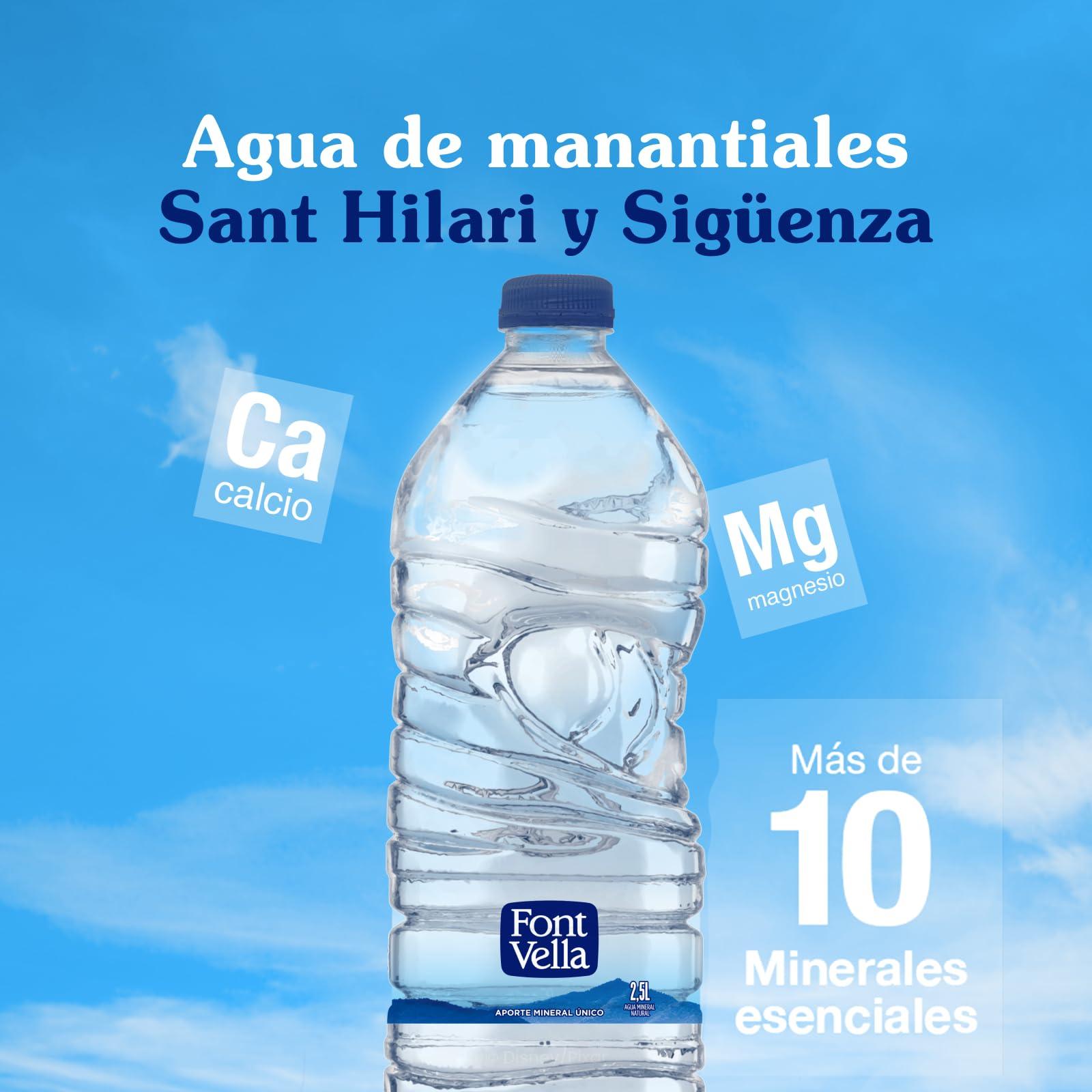Font vella Font Vella Natural mineral water, cool size, 4 x 2.5 litres