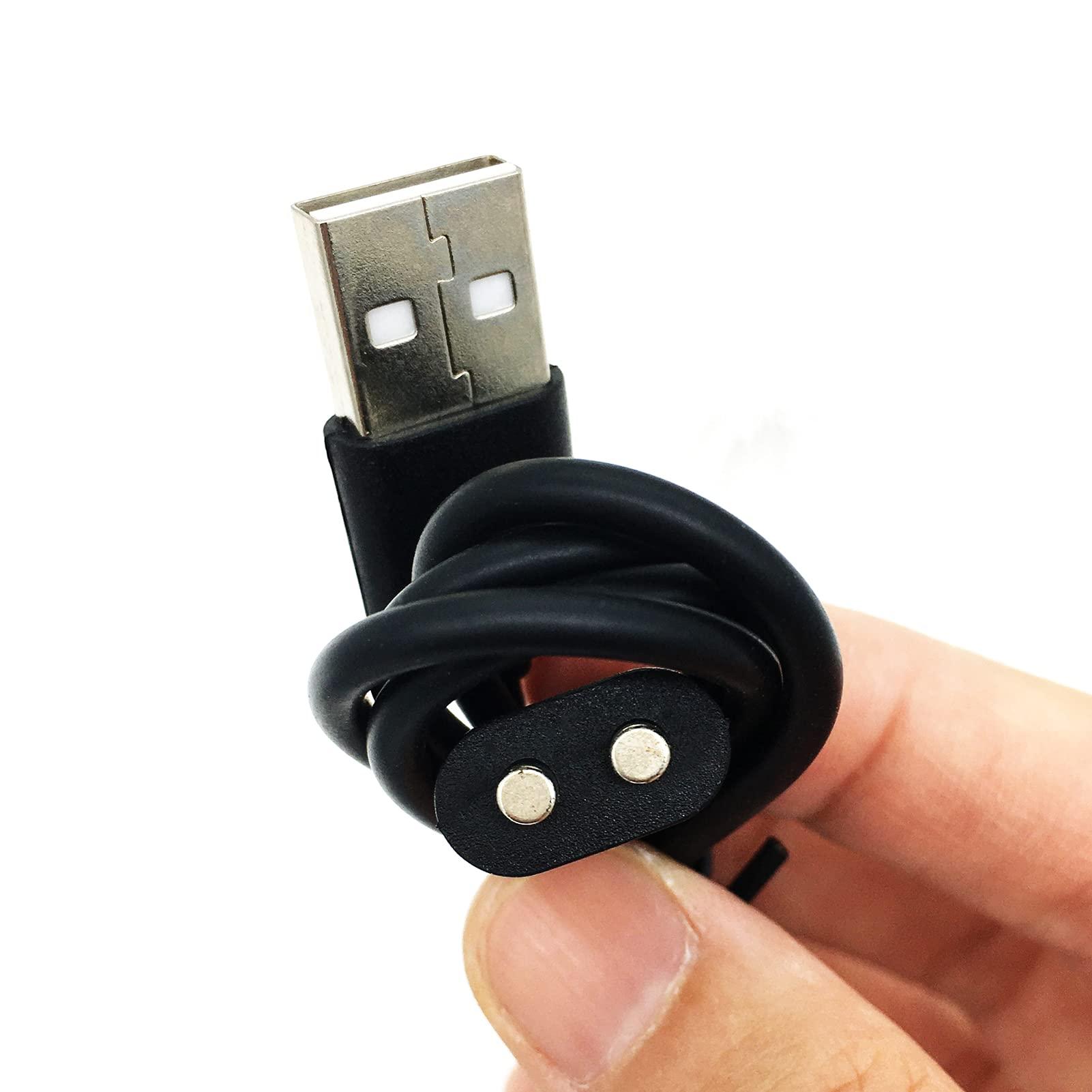 PDEEY Max 2 Lovense Charger - Magnetic USB Charging Cable for Womanizer Personal Massager (6mm Wideth,2-Pack)