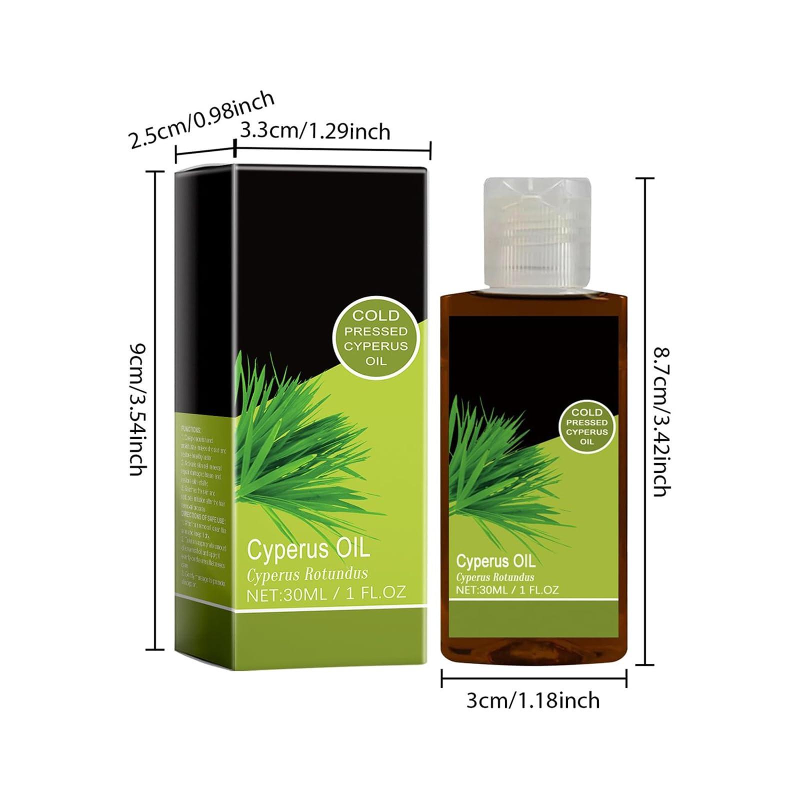 Yanobia New Cyperus Rotundus Oil for Hair Removal, Cyprus Rotundus Oil, Organic Cyperus Essential Oil for Reducing Body Hair Growth, 30 ML/1 FL.OZ (1)