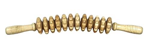 HOMION Massage Roller Tool Accessories Anti Cellulite Massager Maderotherapy Wooden 43.5cm