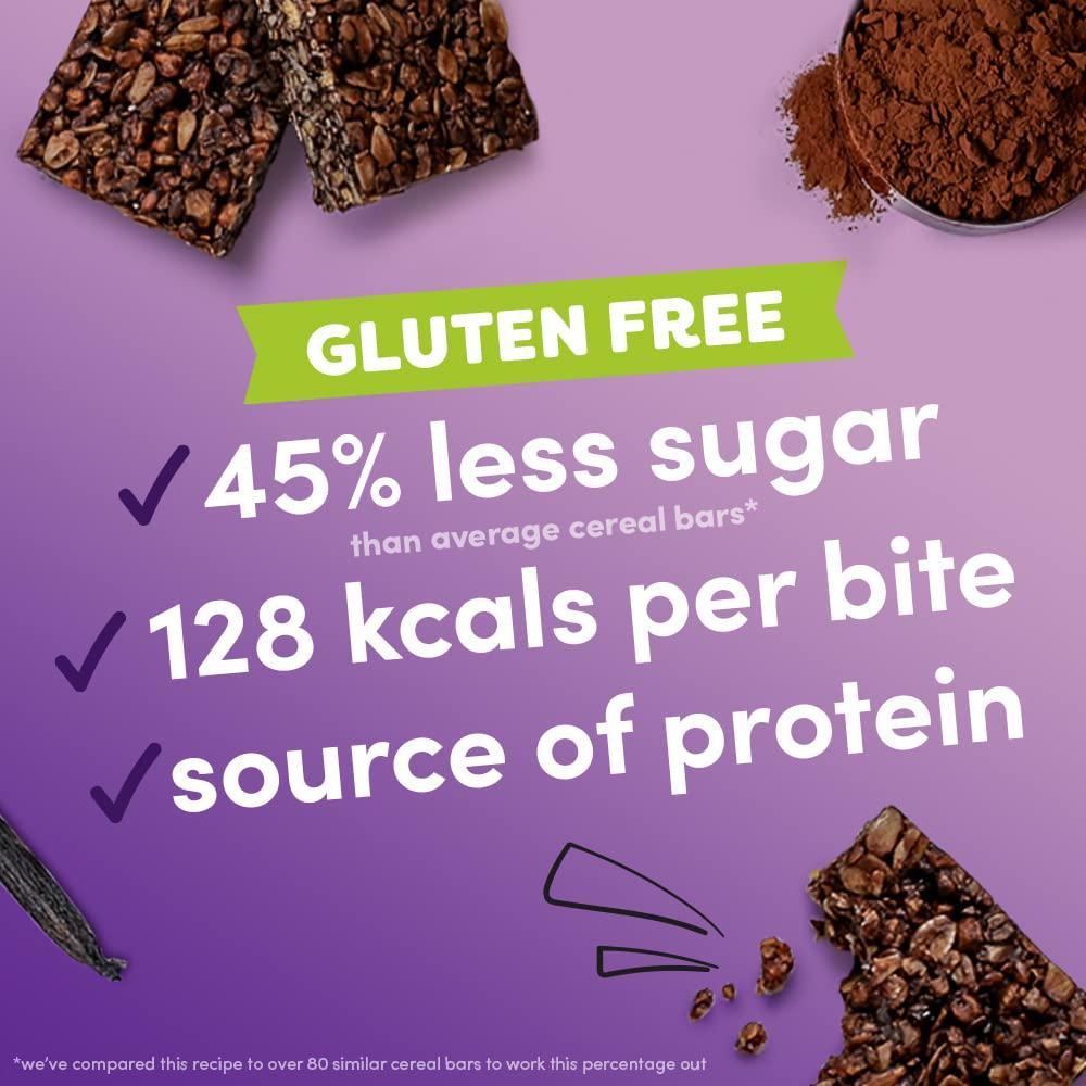 GRAZE Graze - Protein Oat Bars - Gluten Free & Vegan Cocoa Vanilla Protein Oat Boosts - Total 28 Healthy Snacks Multipack