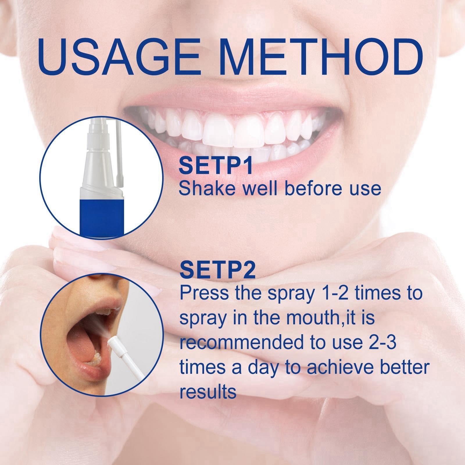 HIVETZ 2pcs Toothache Relieving Spray,Herbal Oralcare Spray,Toothache Pain Relief,Dental Pain Relief Spray,Toothache Pain Relief for Adult,Instant Teeth Treatment Relief,Strong Pain Relief for Toothache