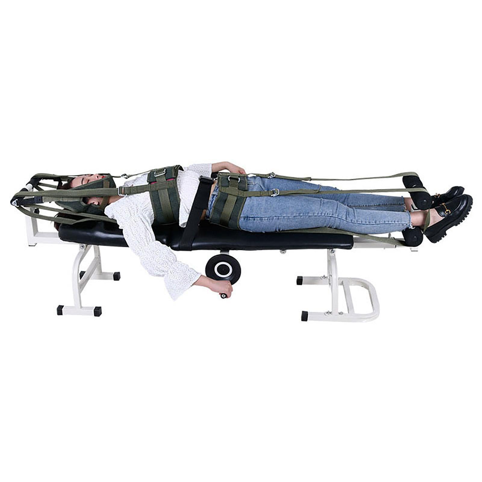 RVUEM RVUEM Massage Traction Bed, Body Stretching Table, Cervical Spine Stretching Device, Massage Bed Device, Massage Bed Table, Cervical Spine Lumbar Traction,Bed W:38cm,003