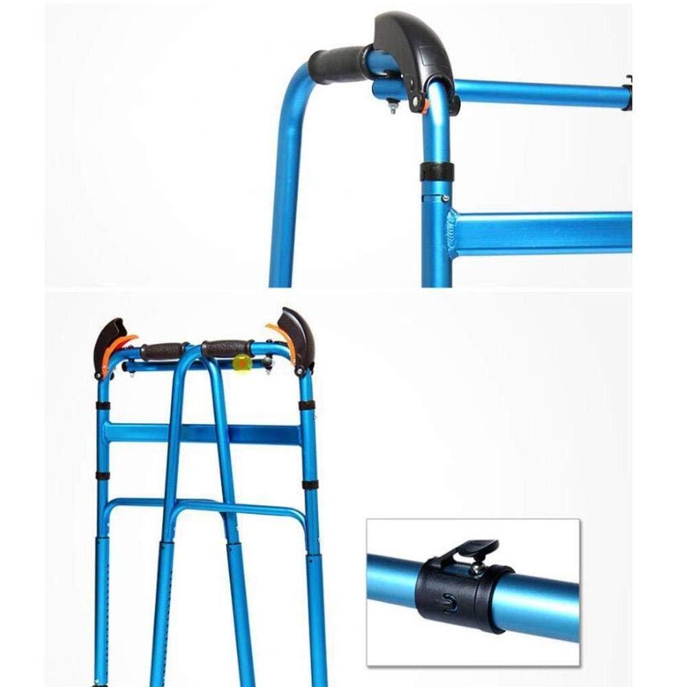 UYDJAKX Walking Frame Non-Slip Walking Stick with Hospital Stair Walker Elderly Disabled Walking Folding Star of Light