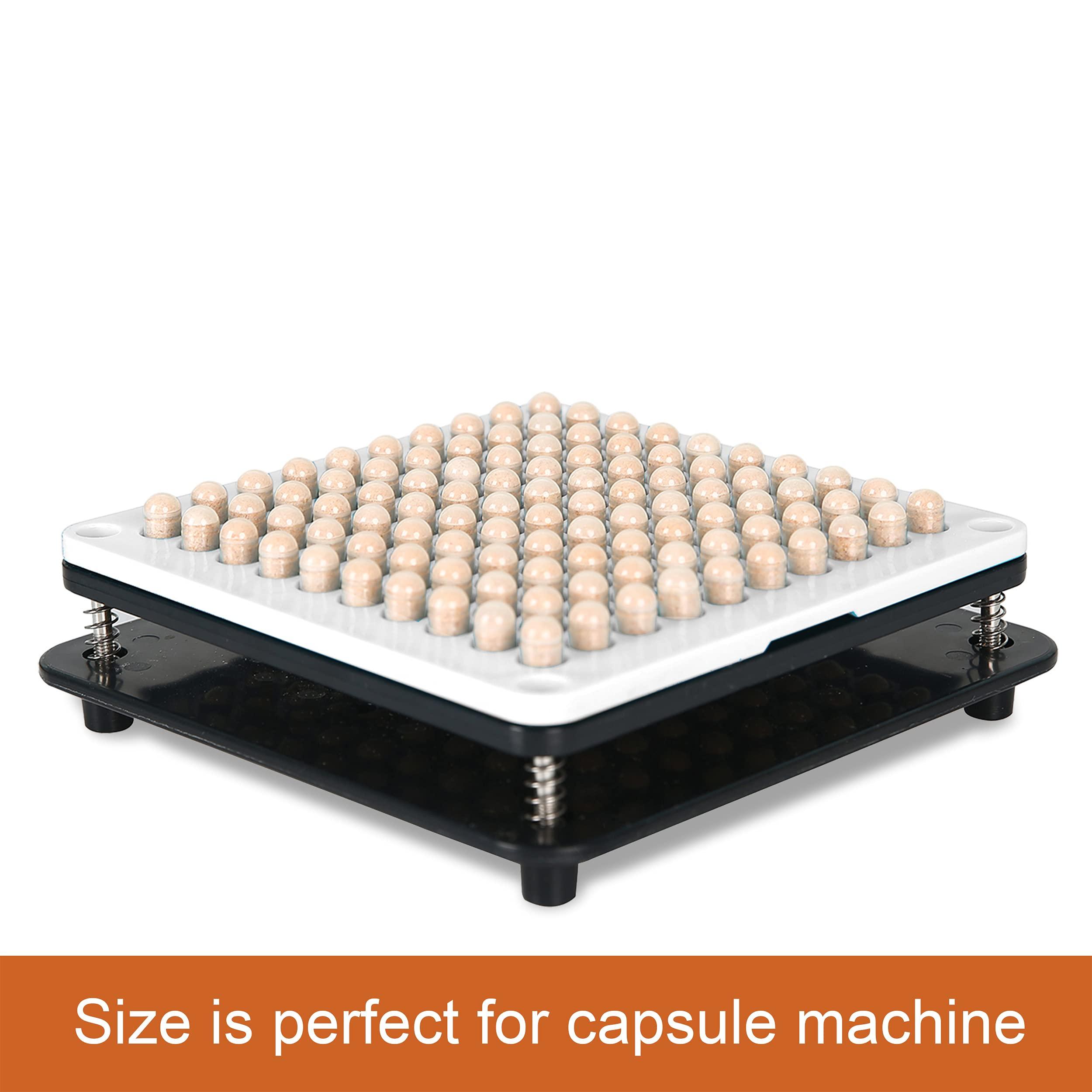 wananfu WANANFU Separated Empty Capsules Size 1 Vegetarian (200 Count), Compatible with Capsule Filling Machine Size 1