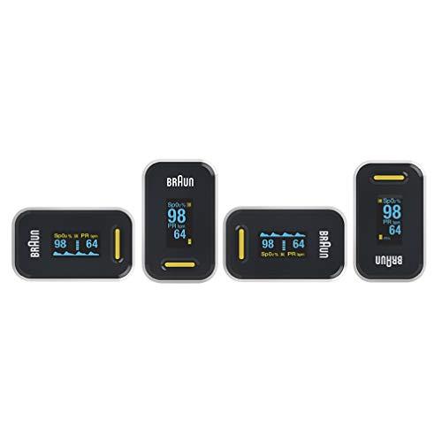 Braun Braun Pulse Oximeter 1 - Accurate Blood Oxygen Finger Monitor - Clinically Validated - Easy-to-use at Home - For COPD, Pneumonia, Sleep Apnea Sufferers - Great for Athletes- YK-81CEU