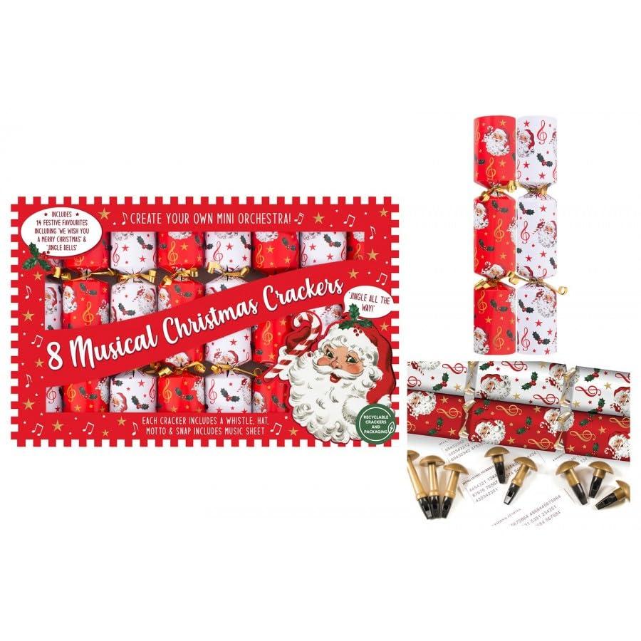 RSW RSW Christmas 8 Musical Whistle Crackers
