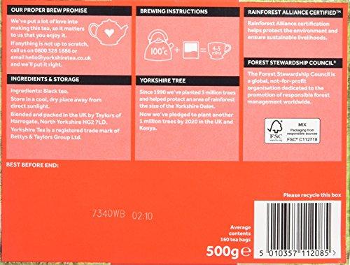 Yorkshire Tea Yorkshire Tea (Pack of 3, Total 480 Bags)