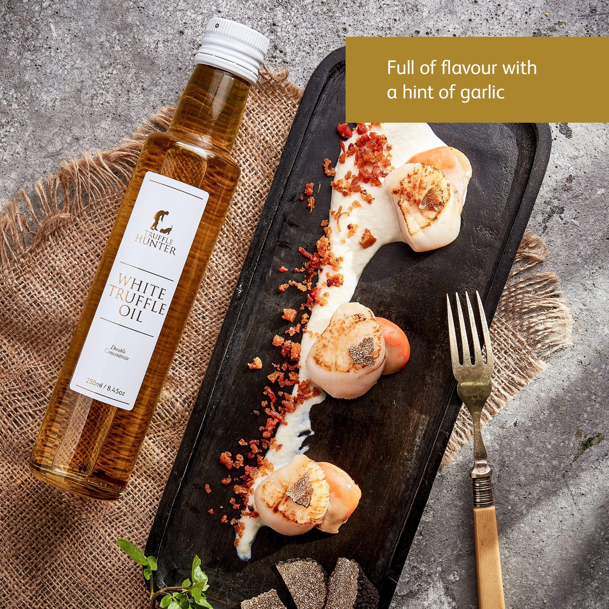 TruffleHunter TruffleHunter - White Truffle Oil - Extra Virgin Olive Oil for Cooking & Seasoning - 250 ml