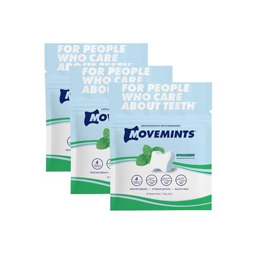 MOVEMINTS Movemints Clear Aligner Mints, Pack of 3