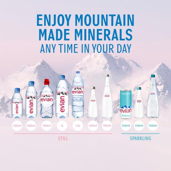 evian Evian Still Mineral Water 330 ml (Pack of 24)