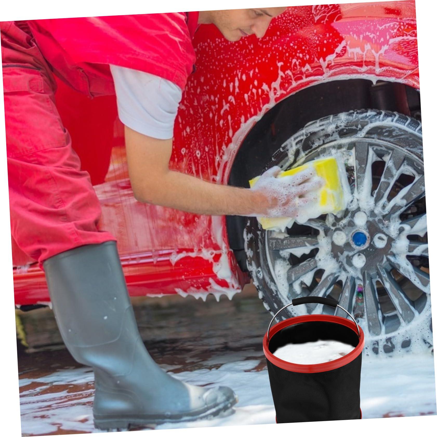 KOMBIUDA KOMBIUDA Portable Folding Water Container Water Bucket for Camping Hiking Fishing and Outdoor Activities and Lightweight Design for Easy Storage