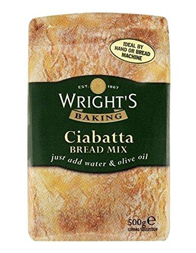 wrights baking Wrights Baking Ciabatta Bread Mix 500 g (Pack of 10)