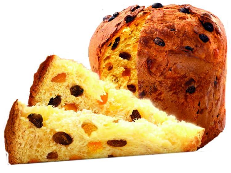PVL Trade Italian Traditional Panettone Cake with Candied Fruit 500g