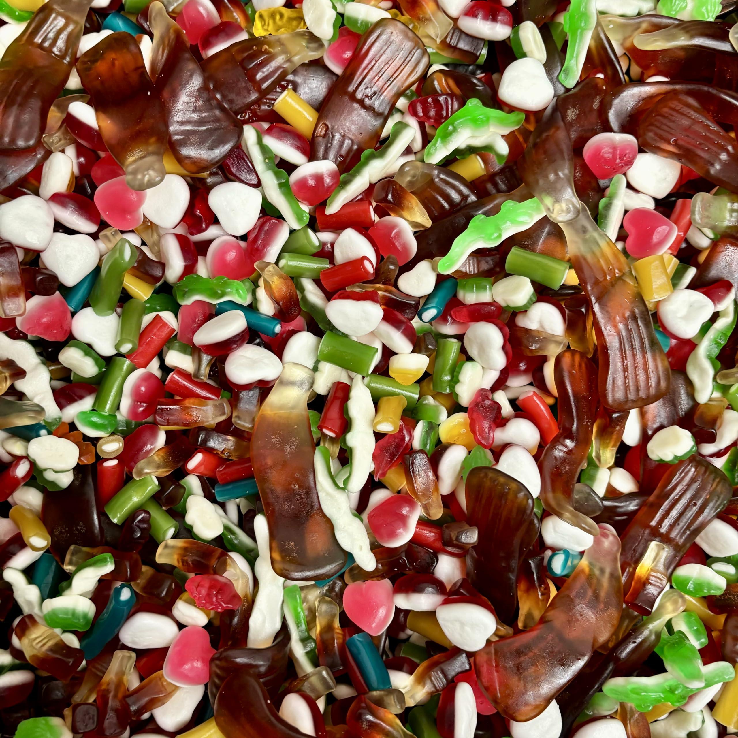 The Gourmet Sweet Company Halal Gummy Sweet Mix 1kg Share Bag By The Gourmet Sweet Company
