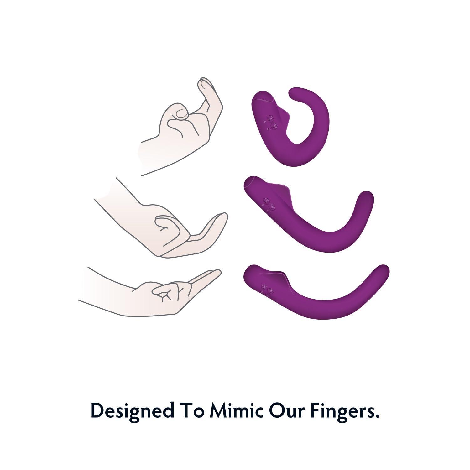 MysteryVibe Crescendo 2, Smart Vibrating Intimate Massager Award-Winning, Ultra-Bendable Vibrator for Pelvic Wellness, Muscle Relaxation&ComfortEnhance Sensation, Support Blood Flow,Promote Natural Lubrication