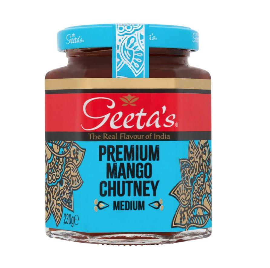 Brightdale Mango Chutney Bundle Geeta\'s Mango Chutney 320g 2 Pack + Brightdale Kitchen Booklet