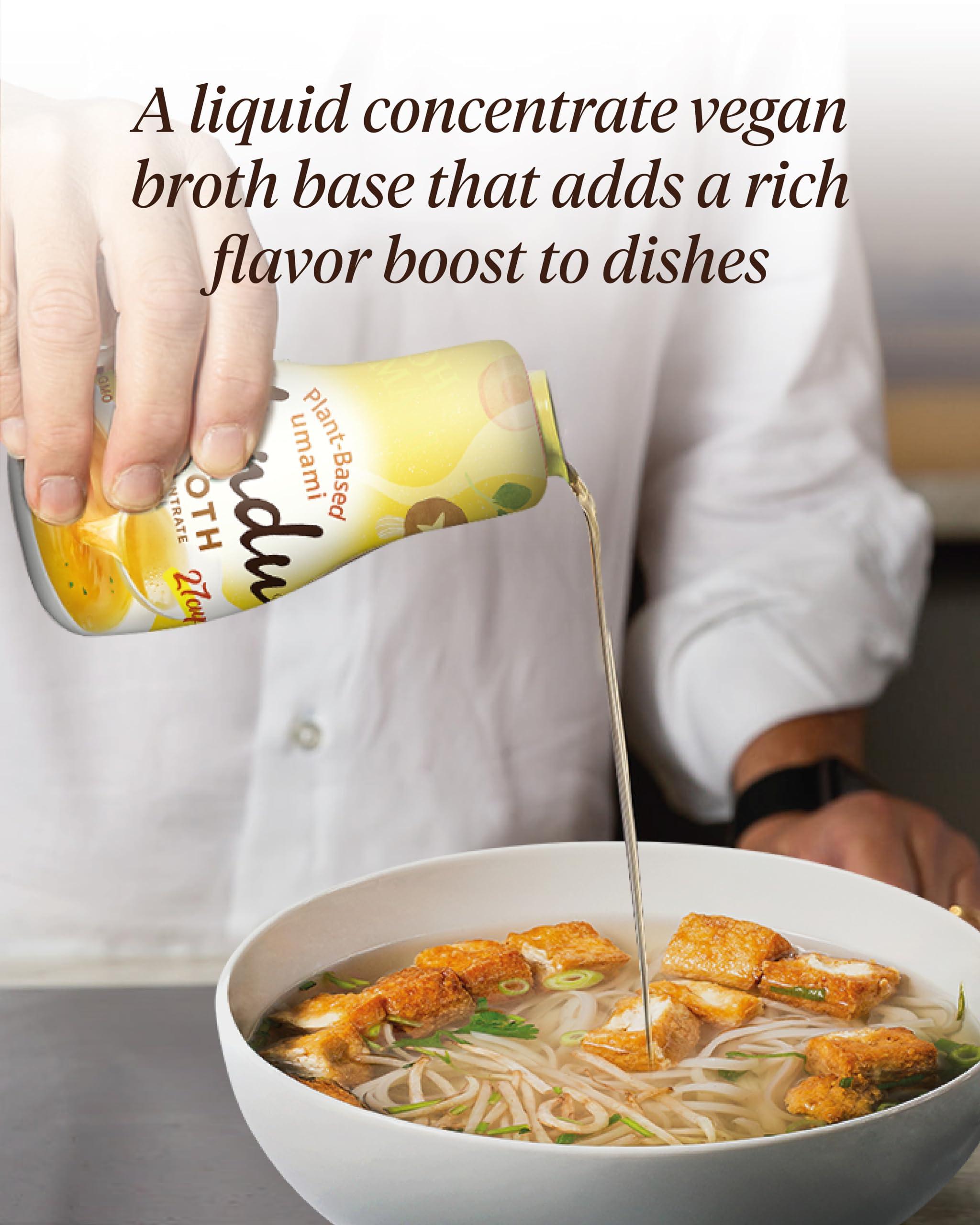 Yondu Yondu Broth Concentrate (No-Chicken, 275ml) - Original Korean Sauce for Every Dish. Vegan, Organic. Plant Based Chicken Flavor Seasoning Sauces Suitable for Soups, Stir-Fries & More