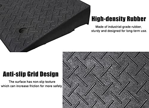FreshCart Basics Threshold door step ramp, Exterior Doors Kerb Skateboard Motorcycle Bicycle Squat Ramp, suitable for wheelchairs and scooters