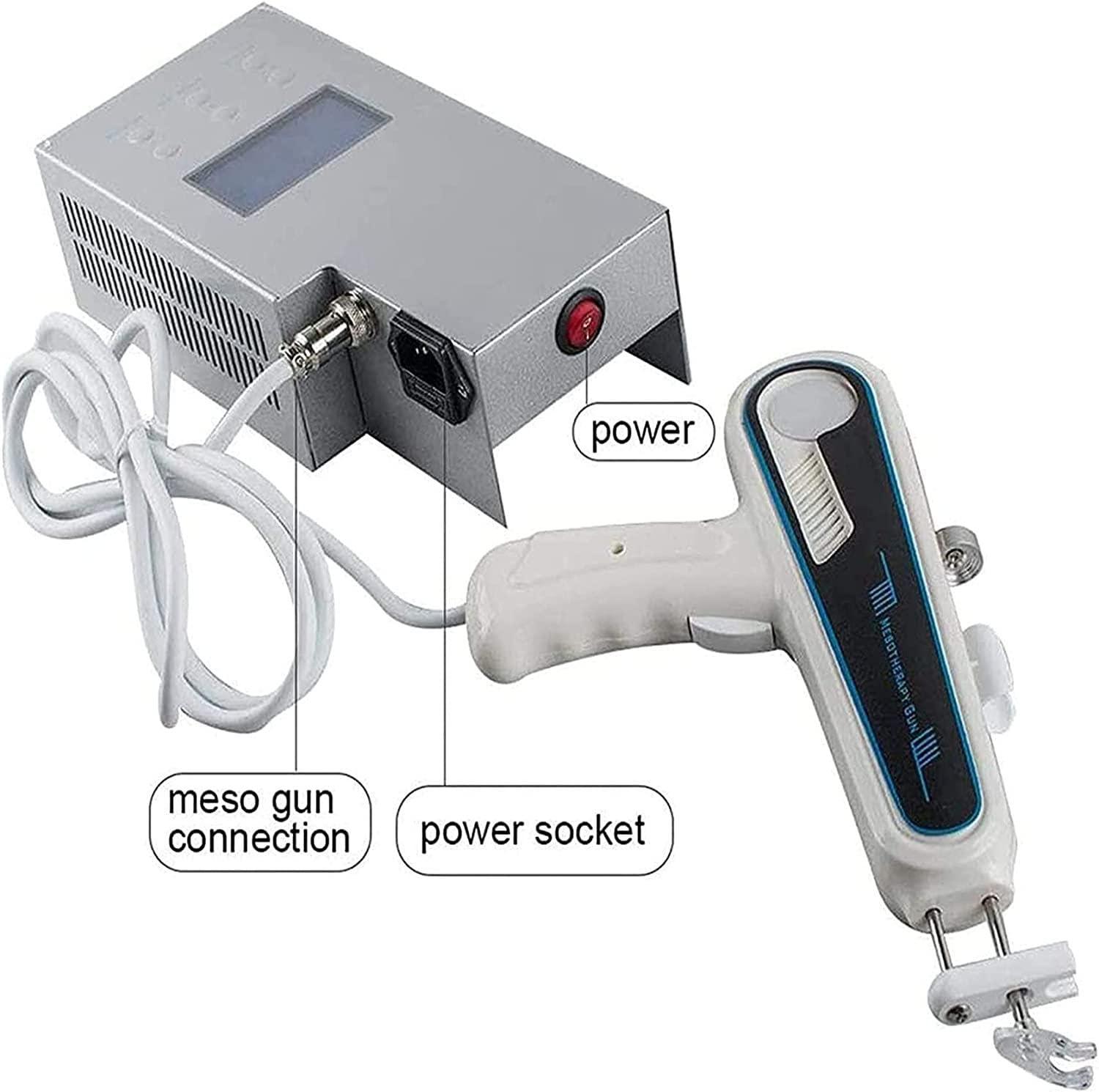 GEJLELDS GEJLELDS Mesogun Mesotherapy Gun, Mesotherapy Beauty Machine Beauty Device Facial Water Hydro Vacuum Gun For Skin Care Wrinkle Removal